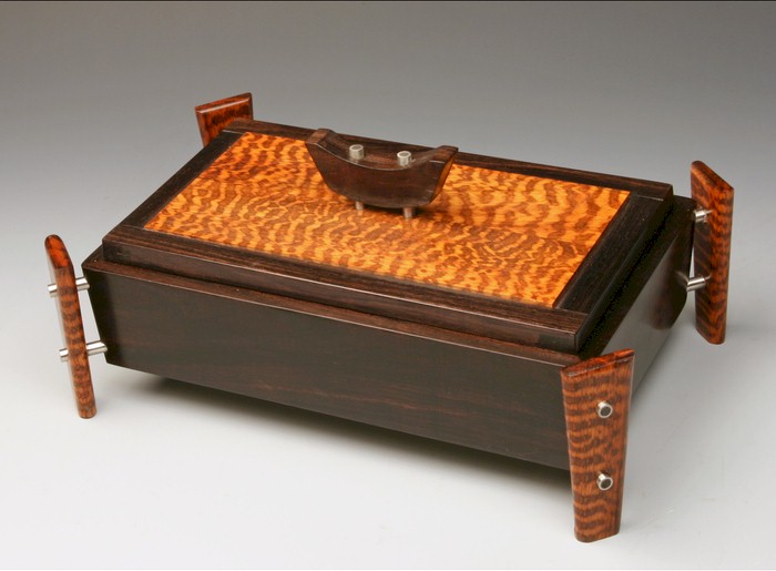Handmade Exotic Wood Jewelry Box
